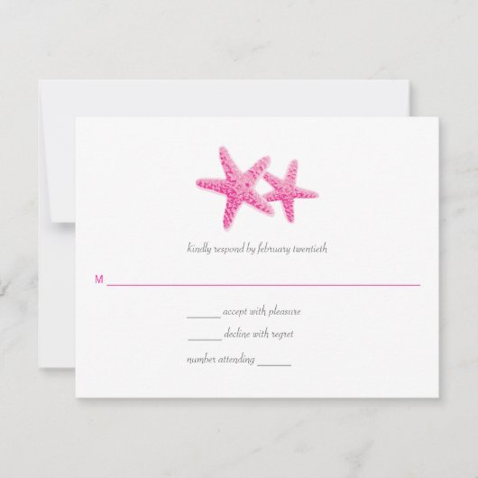 Stapvis Pair Wedding Response RSVP Kaartje (Voorkant)
