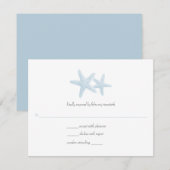 Stapvis Pair Wedding Response RSVP Kaartje (Voorkant / Achterkant)