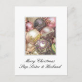 Stapzuster & Husband Merry-kerstkaart Feestdagenkaart (Voorkant)