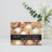 Stapzuster & Husband Merry-kerstkaart Feestdagenkaart (Staand voorkant)