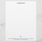 STAR6 LETTERHEAD BLUE BRIEFHOOFD SJABLOON (Voorkant)
