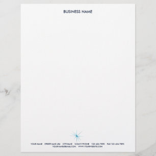 STAR6 LETTERHEAD BLUE BRIEFHOOFD SJABLOON