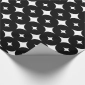 Star 7 Black en White Cadeaupapier (Hoek)