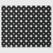 Star 7 Black en White Cadeaupapier (Vlak)