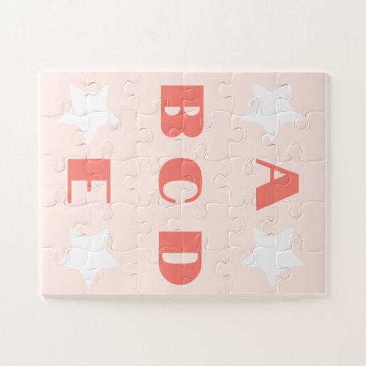 Star ABCDE Legpuzzel (Horizontaal)