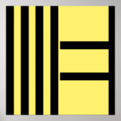 Star abstract expressionism painting art poster (Voorkant)