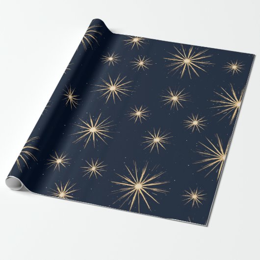 Star Afbeelding Wrapping Paper Cadeaupapier (Uitgerold)