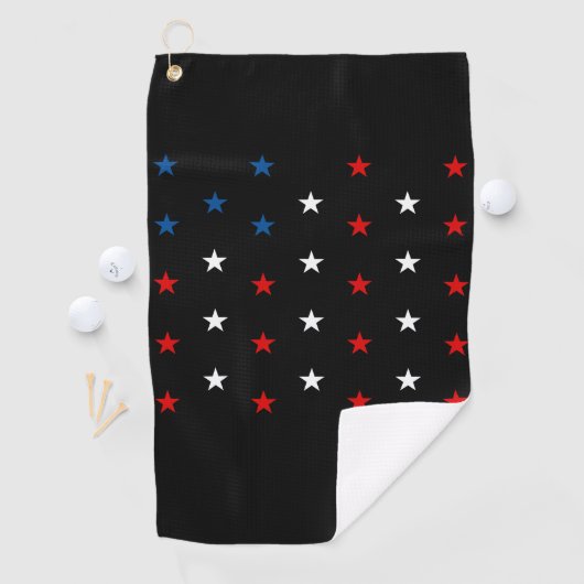 Star American Flag Golfhanddoek (Insitu)
