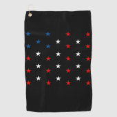 Star American Flag Golfhanddoek (Voorkant)