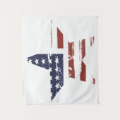  Star Amerikaanse vlag Wandkleed (Voorkant)