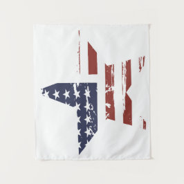  Star Amerikaanse vlag Wandkleed