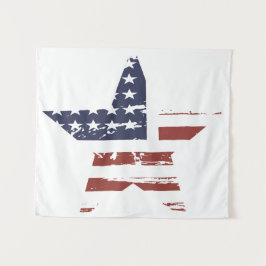 Star Amerikaanse vlag Wandkleed