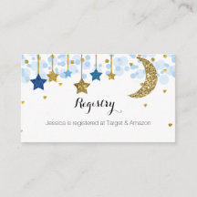 Star and Moon Registry Insert