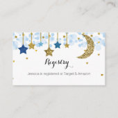 Star and Moon Registry Insert Informatiekaartje (Voorkant)