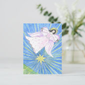 Star Angel Briefkaart (Staand voorkant)