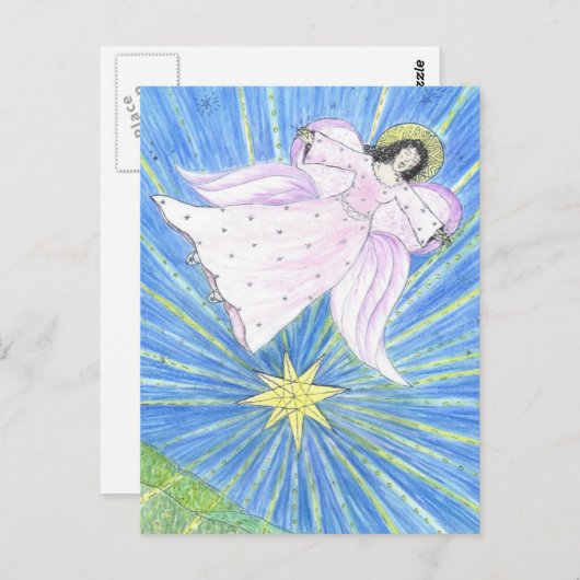 Star Angel Briefkaart (Voorkant / Achterkant)