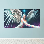 Star Angel Canvas Afdruk (Insitu (Houten vloer))