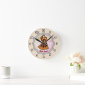 Star Angel Clock Ronde Klok (Huis)