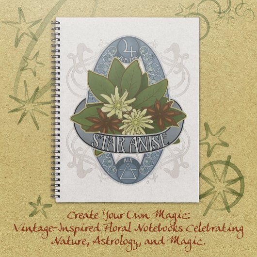 Star Anise - Flower Astrology and Magic Notitieboek