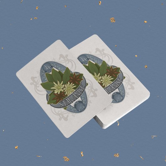 Star Anise - Flower Astrology and Magic Pokerkaarten