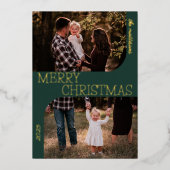 Star Arch Folie kerst Kaart (Voorkant)