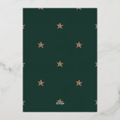 Star Arch Folie kerst Kaart (Achterkant)