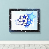 Star Art Wrapped Canvas (Insitu (Houten vloer))