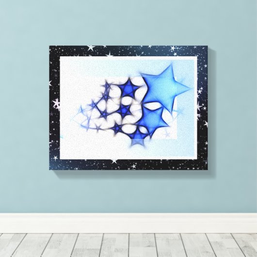 Star Art Wrapped Canvas (Insitu (Houten vloer))