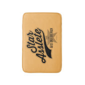 Star Asslete (Avid Indoorsman) Bath Mat (Voorkant Verticaal)