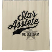 Star Asslete (Avid Indoorsman) Douchegordijn (Voorkant)