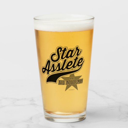 Star Asslete Glas (Voorkant gevuld)