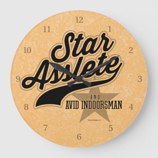 Star Asslete Grote Klok (Voorkant)
