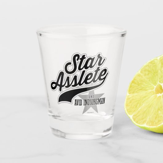 Star Asslete Shot Glas (Voorkant)