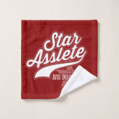 Star Asslete (Vid Indoorsman) Bath Towel Set Bad Handdoek (Wasdoekje)