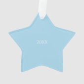Star Baby's 1e kerstversiering | Elke kleur! Ornament (achterkant)