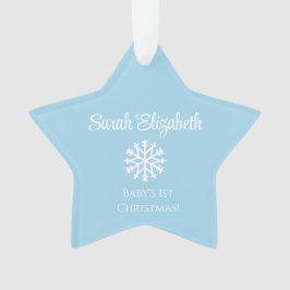 Star Baby's 1e kerstversiering | Elke kleur! Ornament