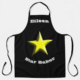 Star Baker gepersonaliseerde Sheriff's Badge Schort