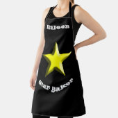 Star Baker gepersonaliseerde Sheriff's Badge Schort (Insitu)