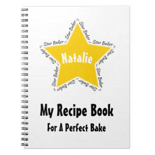 'Star Baker' Mijn recept boek Notitieboek