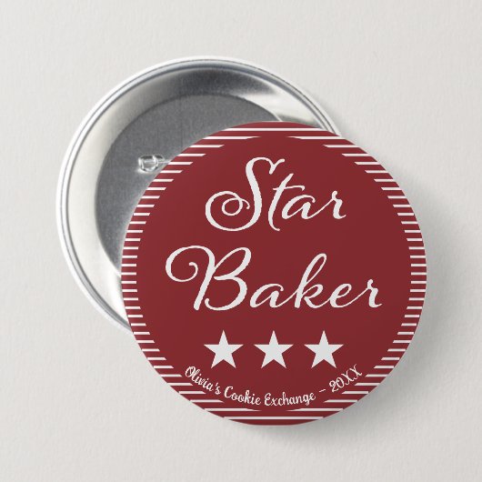 Star Baker Prize Award Button (Voorkant /achterkant)