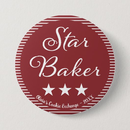 Star Baker Prize Award Button (Voorkant)