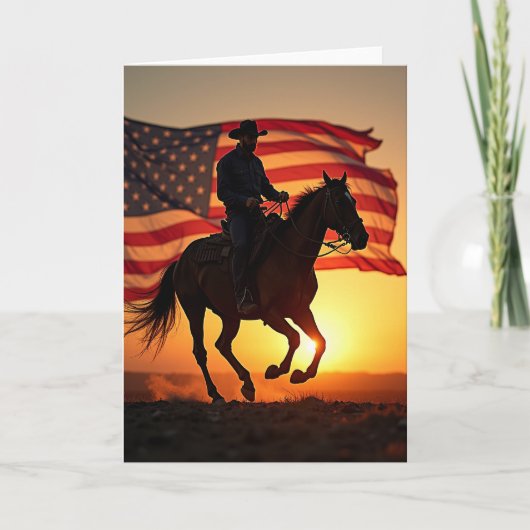 Star Banner Vaderdag Kaart (Voorkant)