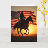 Star Banner Vaderdag Kaart (Gele Bloem)