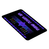 Star Bar Menorah Magneet (Rechterzijde)