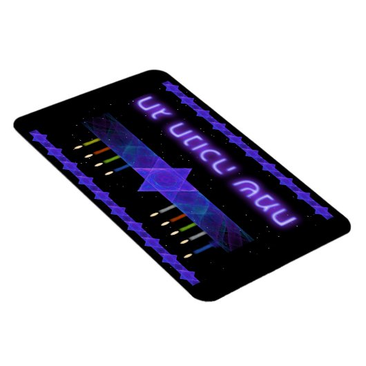 Star Bar Menorah Magneet (Rechterzijde)