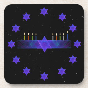 Star Bar Menorah Onderzetter