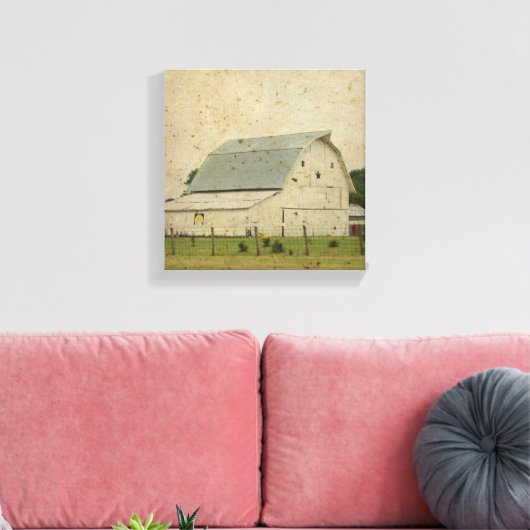 Star Barn Canvas Afdruk (Insitu (Woonkamer))