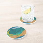 Star Bath (zandsteen) Onderzetter (Zijkant)