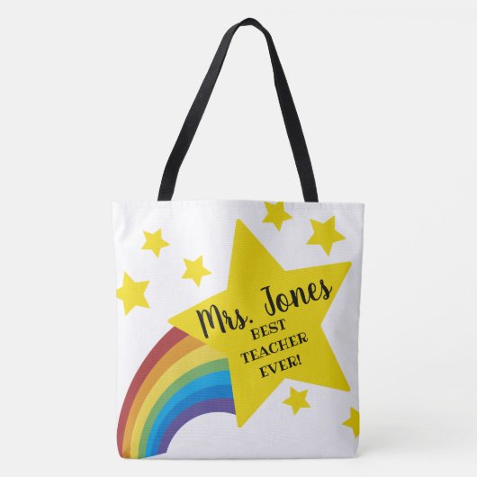 Star beste leraar ooit leraar mode tote bag (Voorkant)