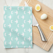 Star bewerkbare achtergrond kleur keukenhanddoeken (Quarter Fold)